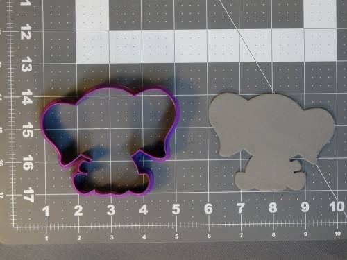 Baby Elephant Silhouette 266-C604 Cookie Cutter