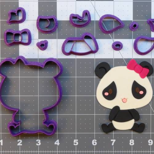 Baby Panda 266-A379 Cookie Cutter Set