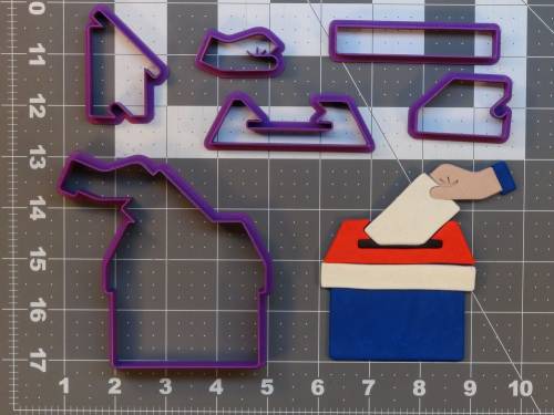 Ballot Box 266-A707 Cookie Cutter Set