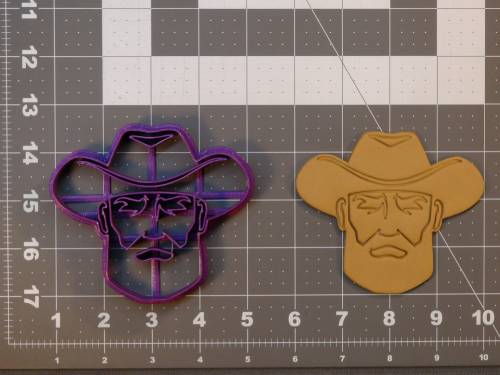 Bearded Cowboy 266-C134 Cookie Cutter