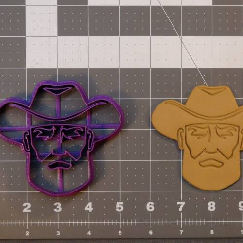 Bearded Cowboy 266-C134 Cookie Cutter