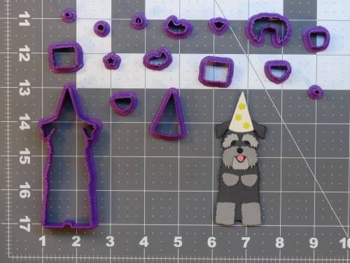 Birthday Dog 266-B397 Cookie Cutter Set