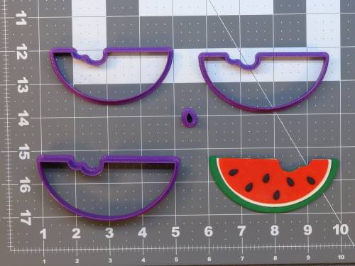 Bitten Watermelon 266-A316 Cookie Cutter Set