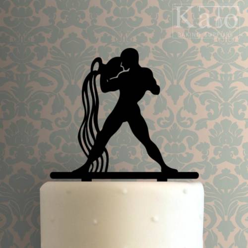 Aquarius Zodiac Sign 225-791 Cake Topper