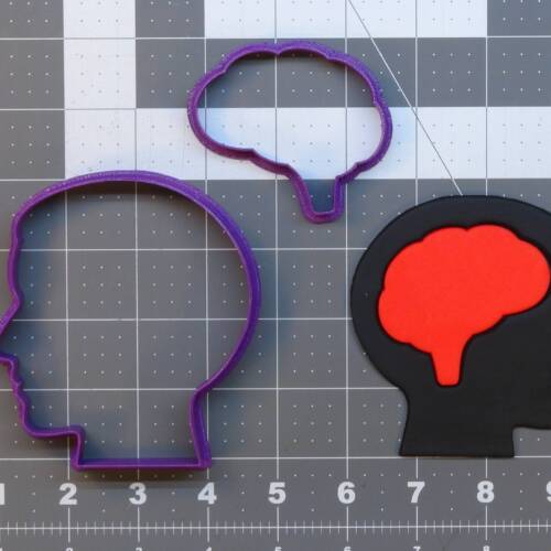 Brain Bubble 266-A362 Cookie Cutter Set 4 inch