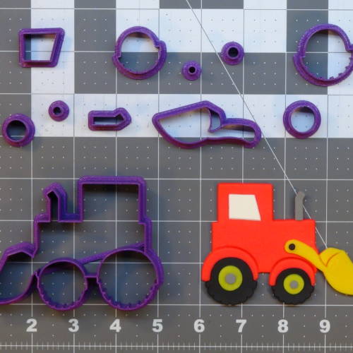 Bulldozer 266-B875 Cookie Cutter Set 4 inch