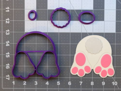 Bunny Butt 266-A677 Cookie Cutter Set 4 inch