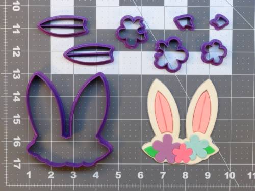 Bunny Ears 266-A374 Cookie Cutter Set 4 inch