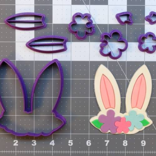 Bunny Ears 266-A374 Cookie Cutter Set 4 inch