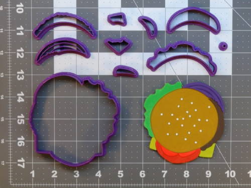 Burger 266-B636 Cookie Cutter Set 4 inch