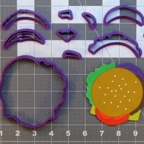 Burger 266-B636 Cookie Cutter Set 4 inch