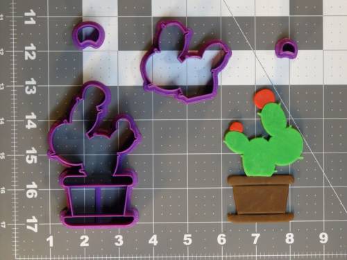 Cactus Plant 266-C371 Cookie Cutter Set 4 inch