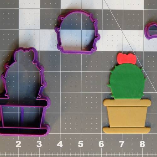 Cactus Plant 266-C373 Cookie Cutter Set 4 inch