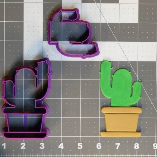 Cactus Plant 266-C374 Cookie Cutter Set 4 inch