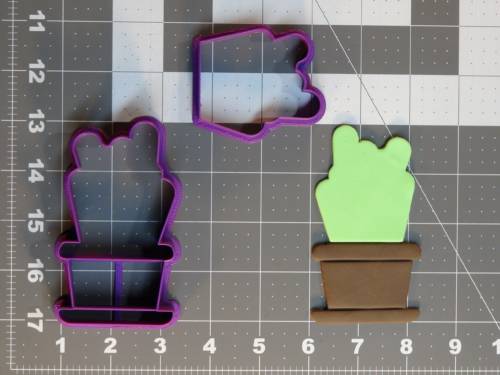 Cactus Plant 266-C375 Cookie Cutter Set 4 inch