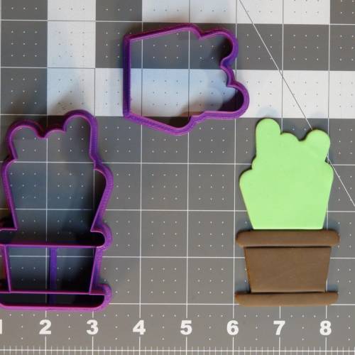 Cactus Plant 266-C375 Cookie Cutter Set 4 inch