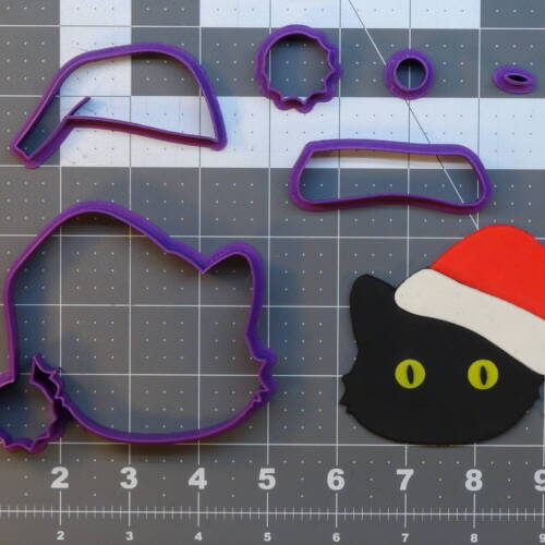 Christmas Cat 266-A561 Cookie Cutter Set