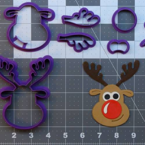 Christmas - Rudolph the Reindeer 266-A617 Cookie Cutter Set