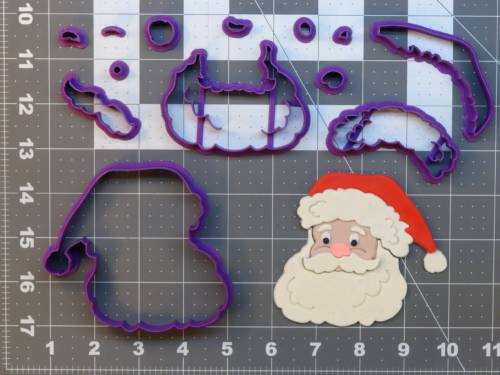Christmas - Santa Claus 266-A615 Cookie Cutter Set