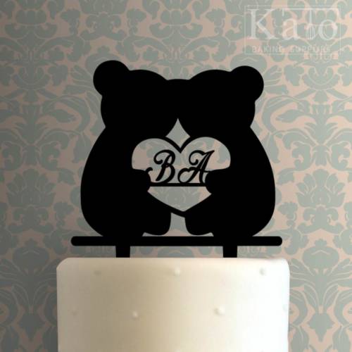 Custom Bear Heart 225-554 Cake Topper