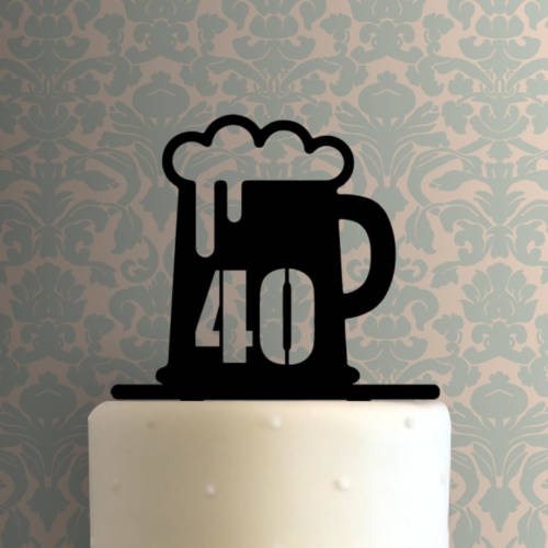 Custom Beer Mug Age 225-937 Cake Topper