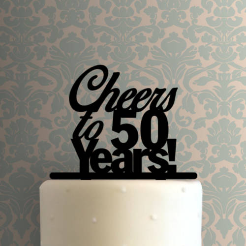 Custom Cheers to Years Age 225-939 Cake Topper