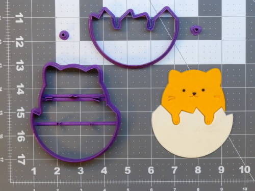 Cat Egg 266-A409 Cookie Cutter Set 4 inch