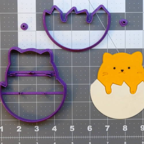 Cat Egg 266-A409 Cookie Cutter Set 4 inch