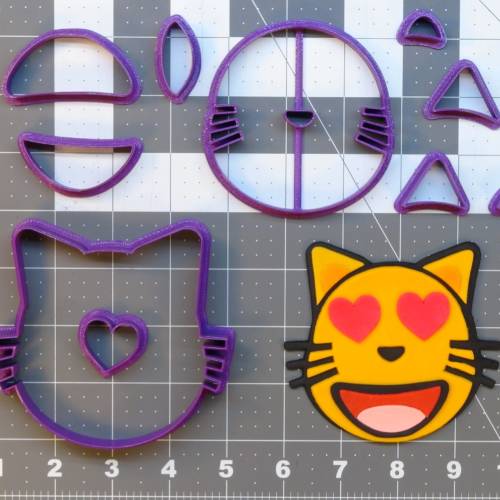 Cat Face 266-A251 Cookie Cutter Set 4 inch