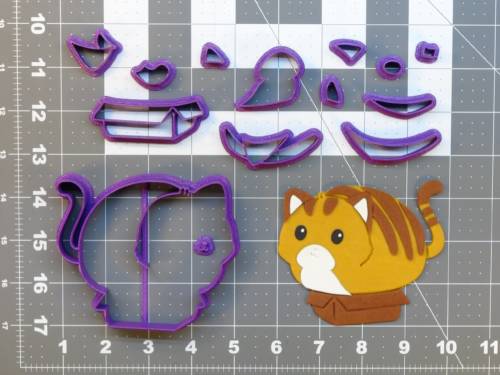 Cat in Box 266-822 Cookie Cutter Set 4 inch