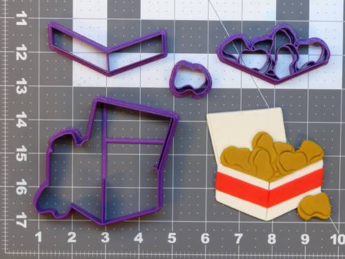 Chicken Nuggets 266-A041 Cookie Cutter Set 4 inch