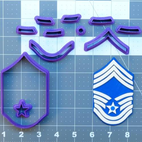 Chief Master Sergeant 266-543 Cookie Cutter Set 4 inch