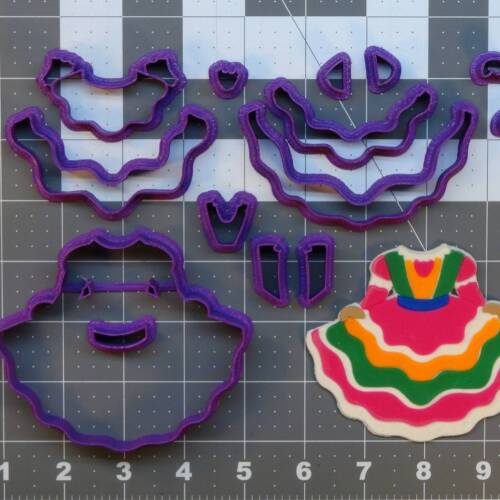 China Poblana Dress 266-554 Cookie Cutter Set 4 inch