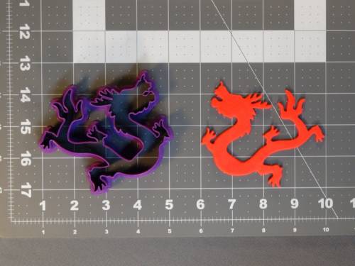 Chinese Dragon Silhouette 266-C450 Cookie Cutter 4 inch