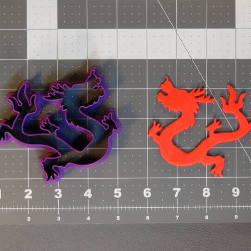 Chinese Dragon Silhouette 266-C450 Cookie Cutter 4 inch