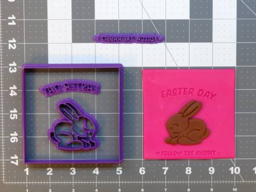 Chocolate Bunny 266-598 Cookie Cutter Set 4 inch