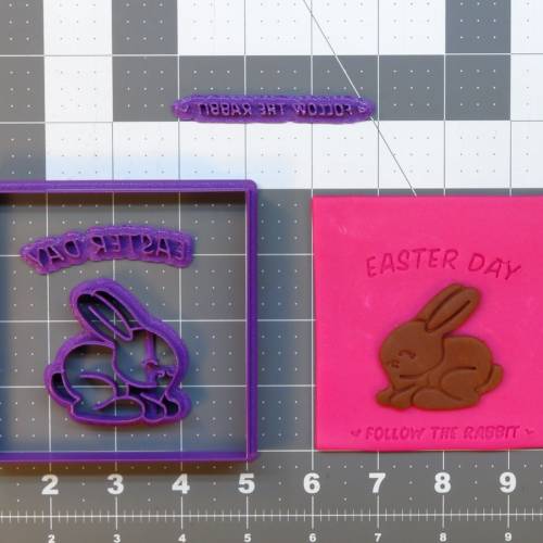 Chocolate Bunny 266-598 Cookie Cutter Set 4 inch