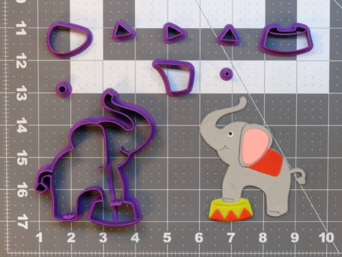 Circus Elephant 266-A921 Cookie Cutter Set 4 inch