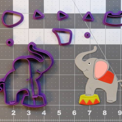 Circus Elephant 266-A921 Cookie Cutter Set 4 inch