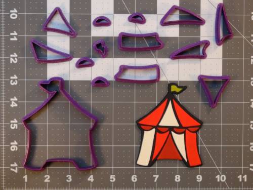 Circus Tent 266-C165 Cookie Cutter Set 4 inch