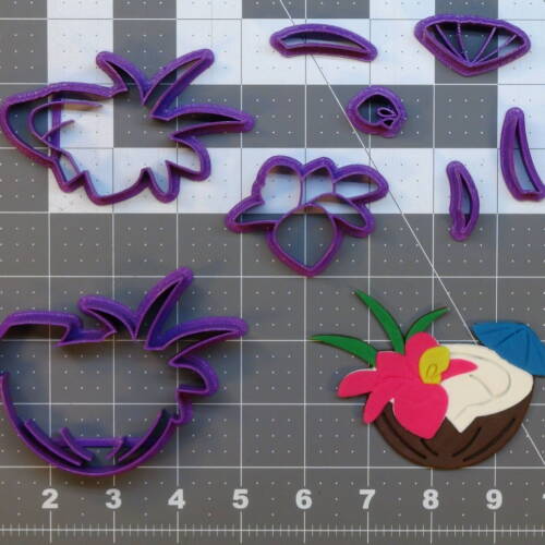 Coconut Drink 266-B501 Cookie Cutter Set 4 inch