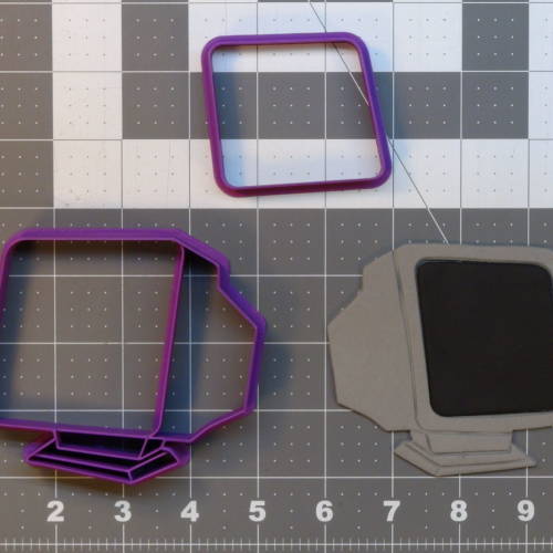 Computer Monitor 266-A857 Cookie Cutter Set 4 inch