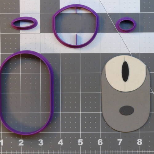 Computer Mouse 266-A856 Cookie Cutter Set 4 inch
