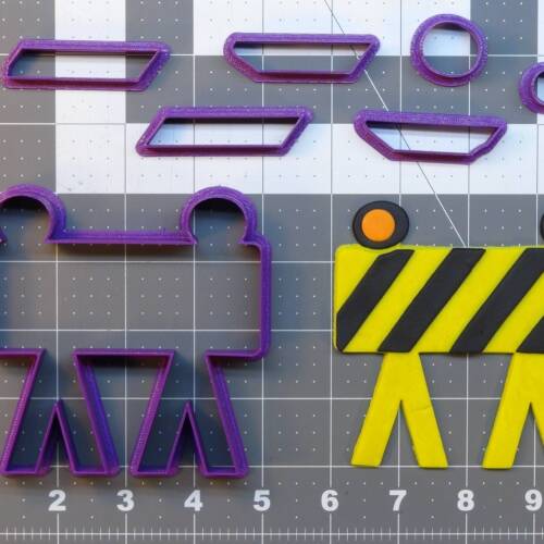 Construction Sign 266-A170 Cookie Cutter Set 4 inch