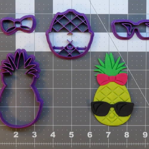 Cool Pineapple 266-B806 Cookie Cutter Set 4 inch