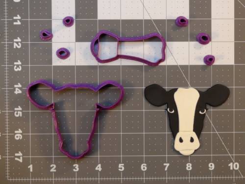 Cow Face 266-C166 Cookie Cutter Set 4 inch