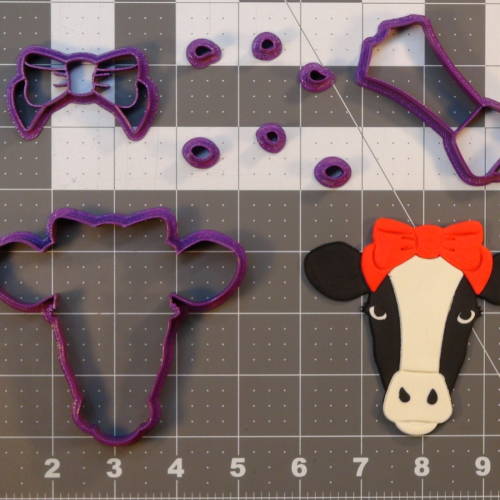 Cow Face 266-C167 Cookie Cutter Set 4 inch