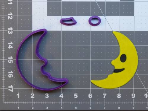 Crescent Moon Face 266-A360 Cookie Cutter Set 4 inch