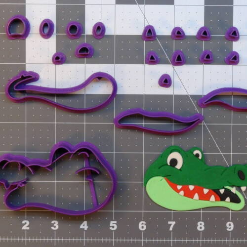 Crocodile 266-A664 Cookie Cutter Set 4 inch