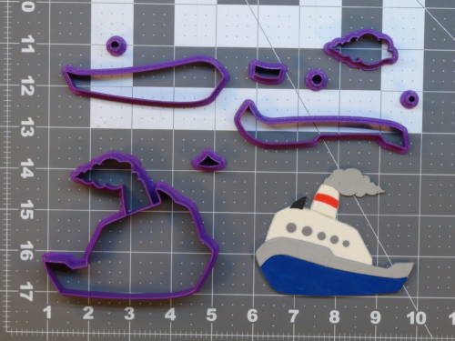 Cruise Ship 266-B497 Cookie Cutter Set 4 inch